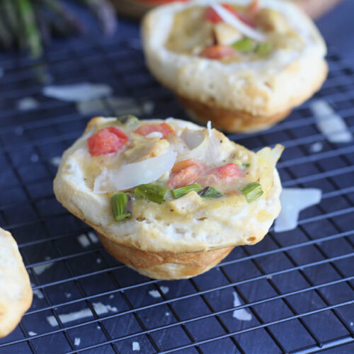 Chicken Veggies Biscuit Cups