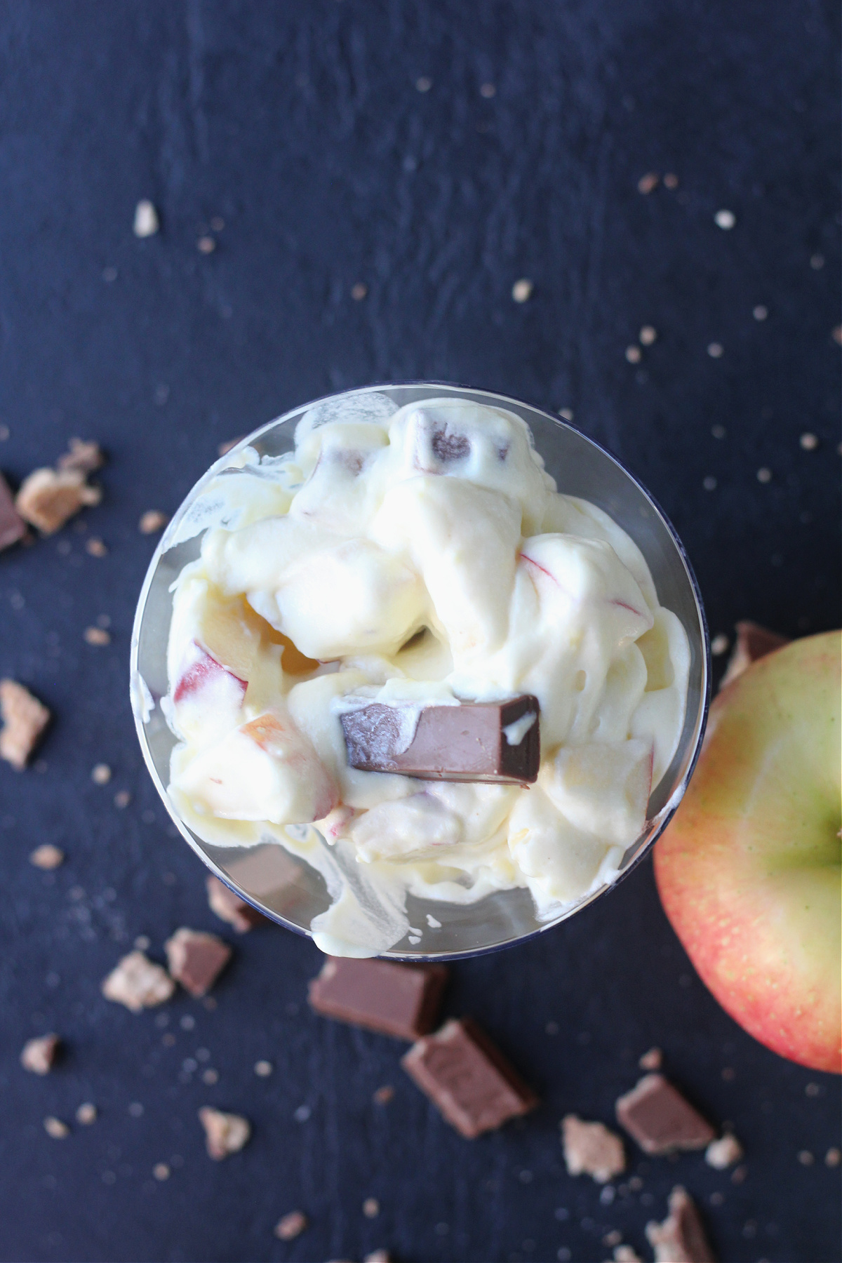 Candy Bar Apple Salad