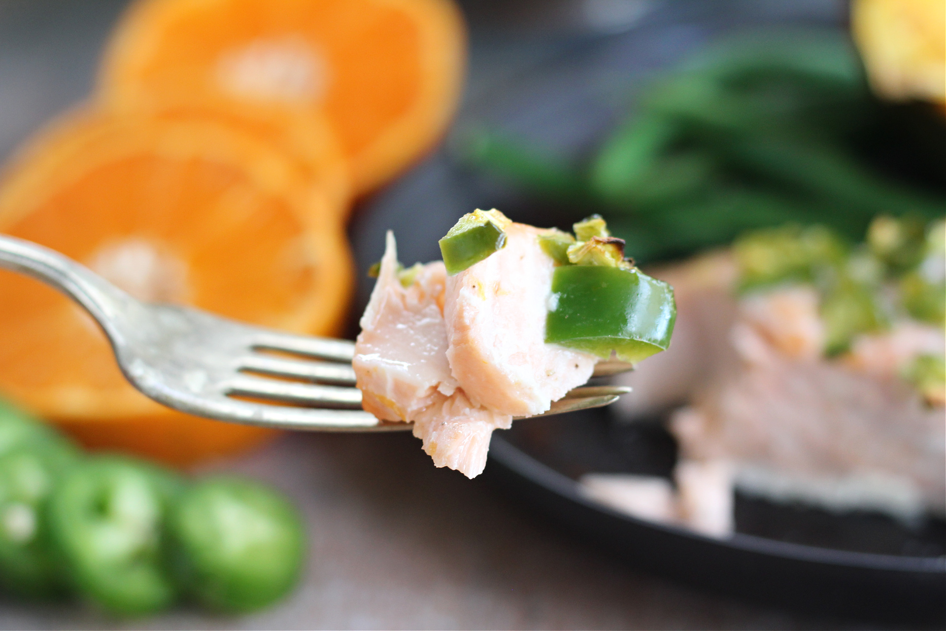 Tangerine and Jalapeno Salmon