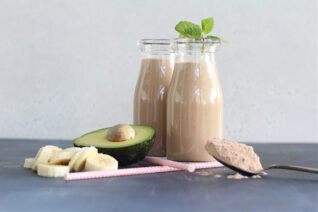 Mint Chocolate Protein Smoothie