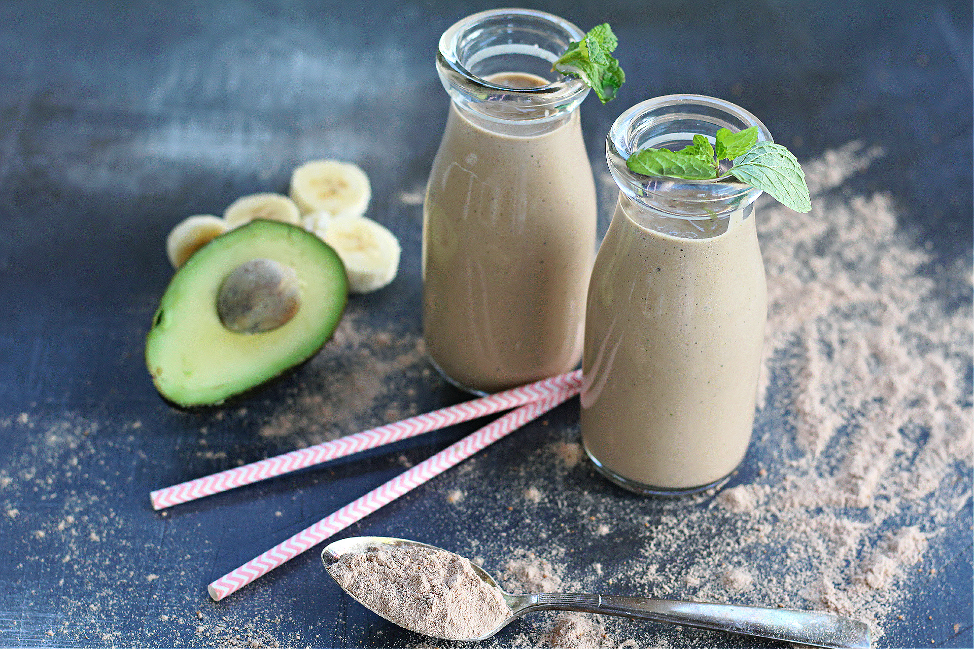 Mint Chocolate Protein Smoothie