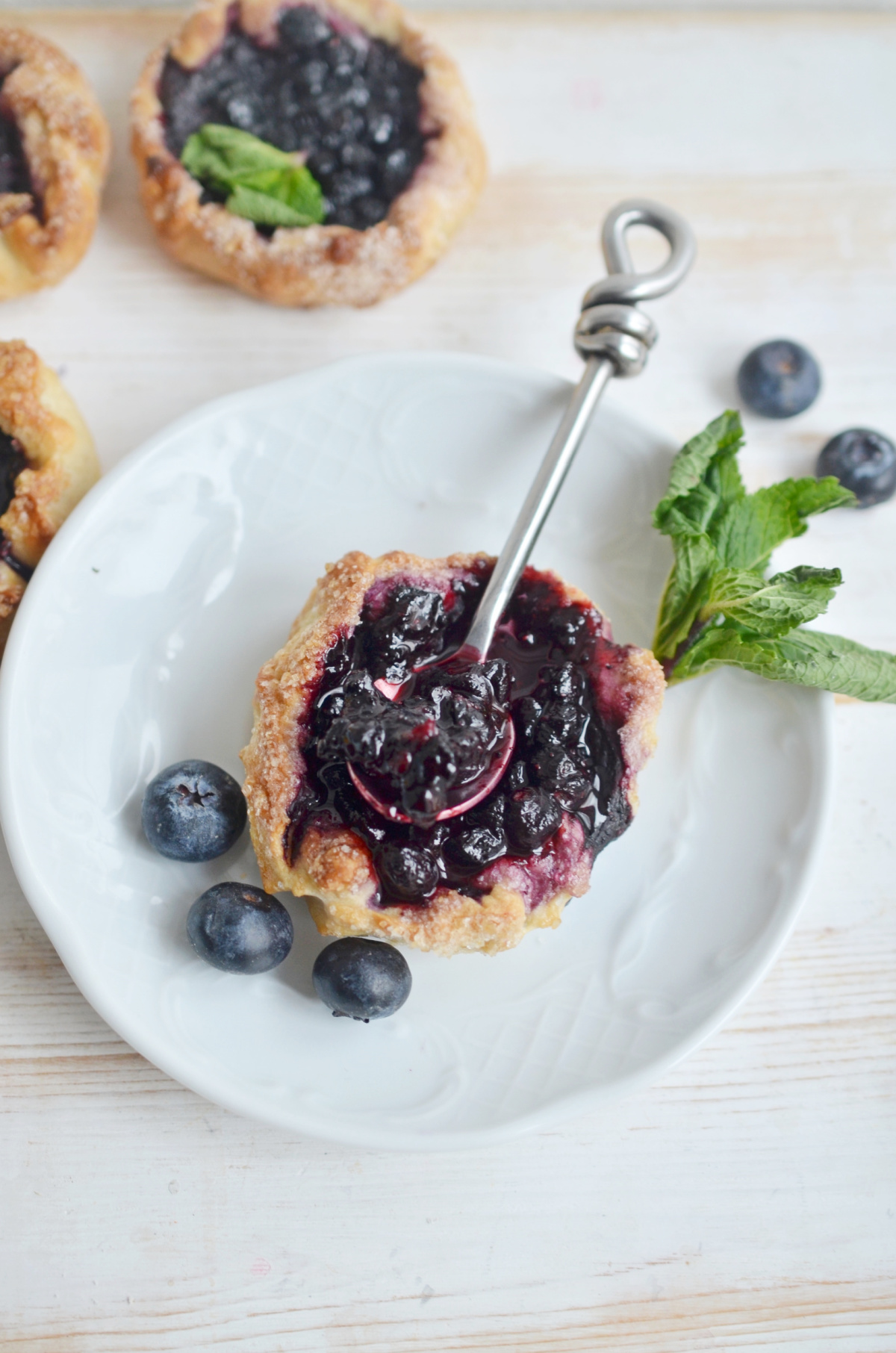 How to make a Mini Blueberry Galette