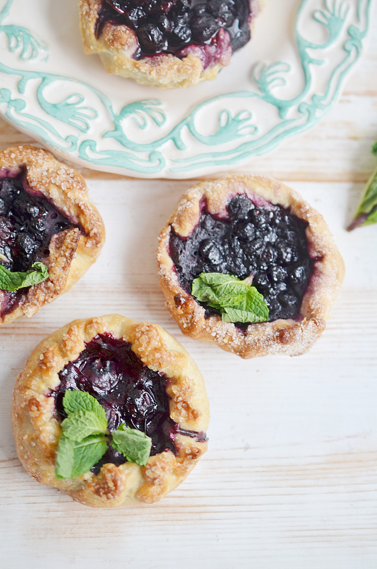 Mini Blueberry Galette