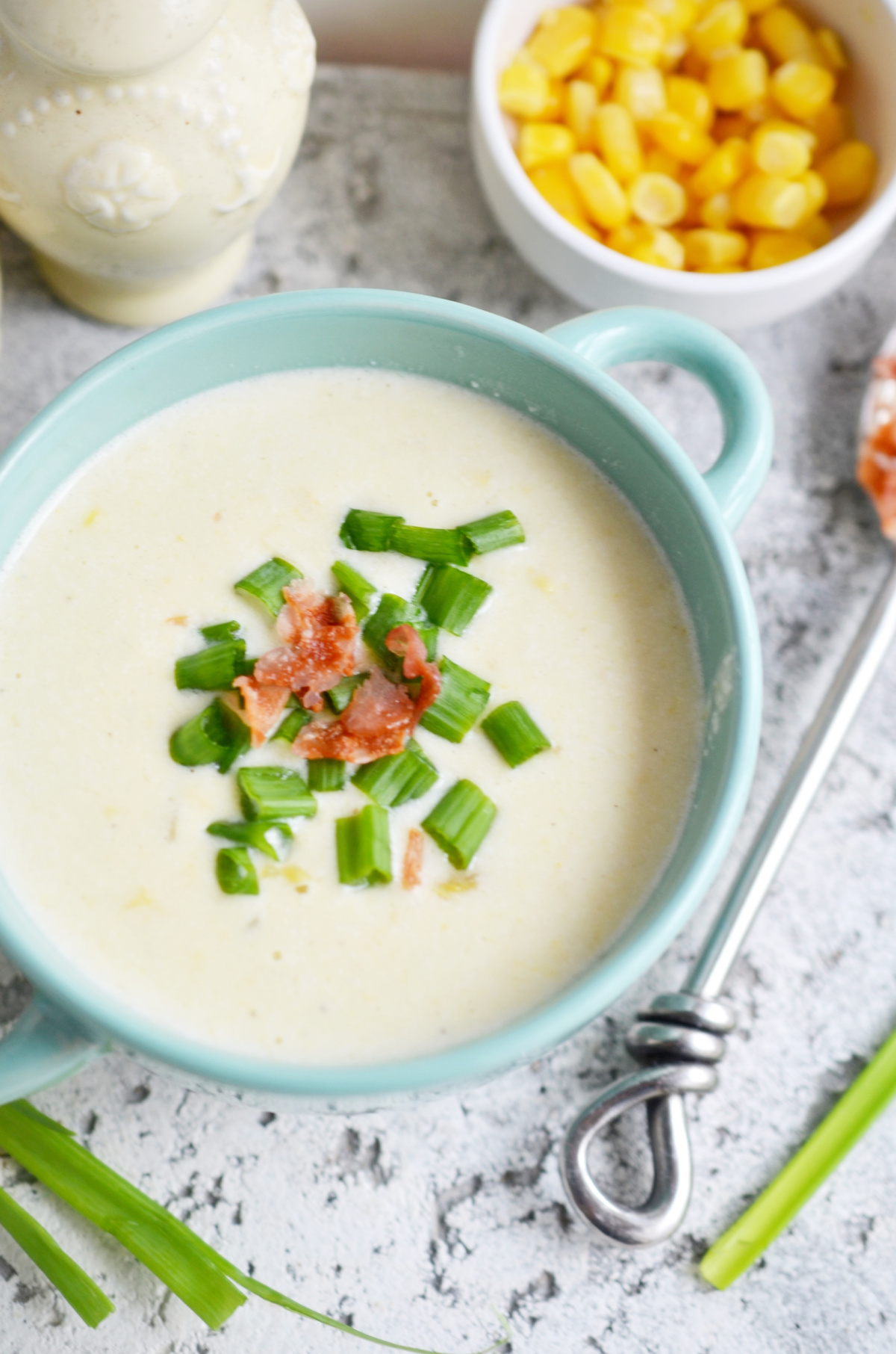 Slow Cooker Weight Watchers Potato and Corn Soup