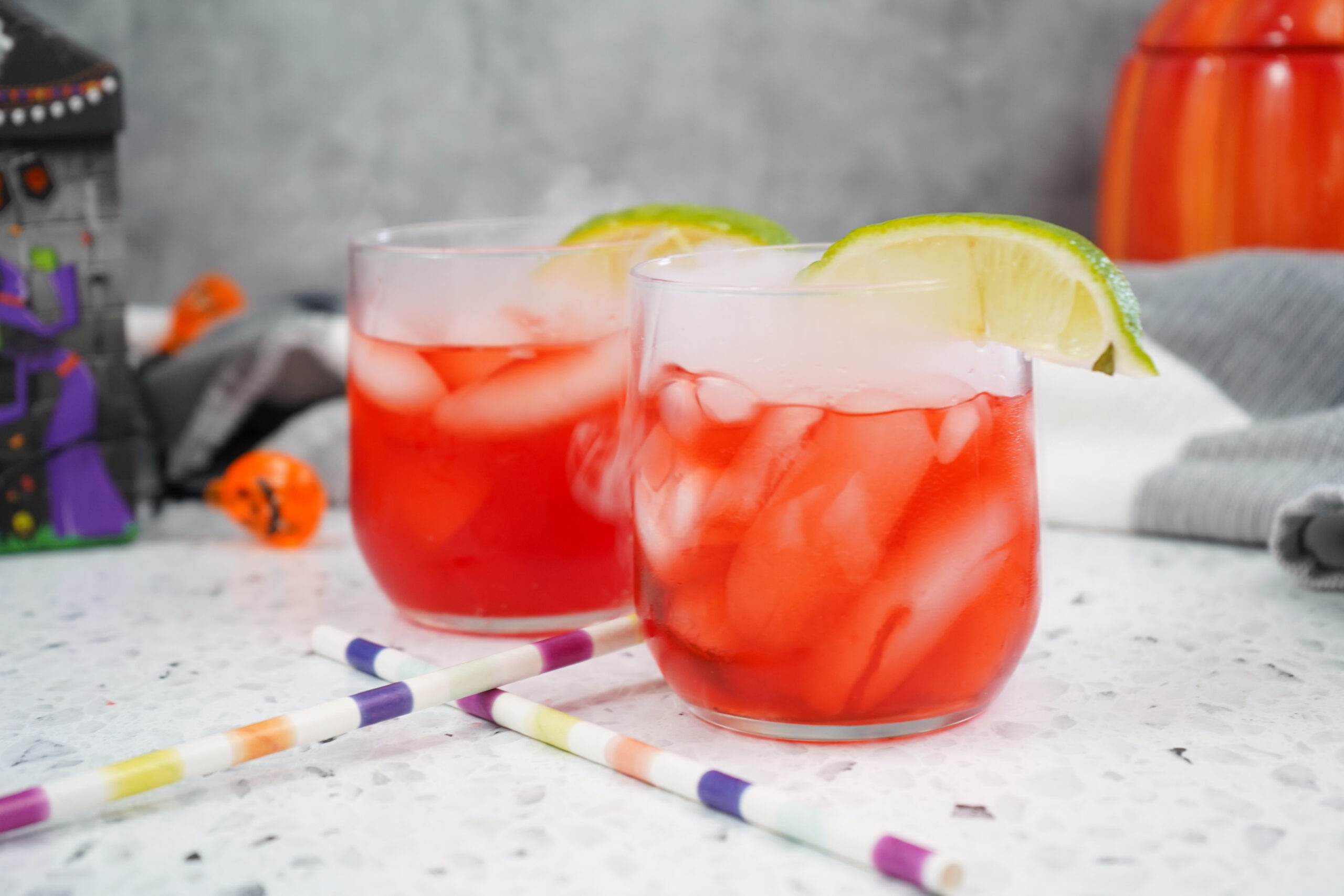 Halloween Punch with Dry Ice