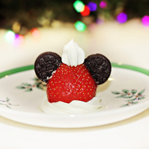 Strawberry Santa Mickey Mouse