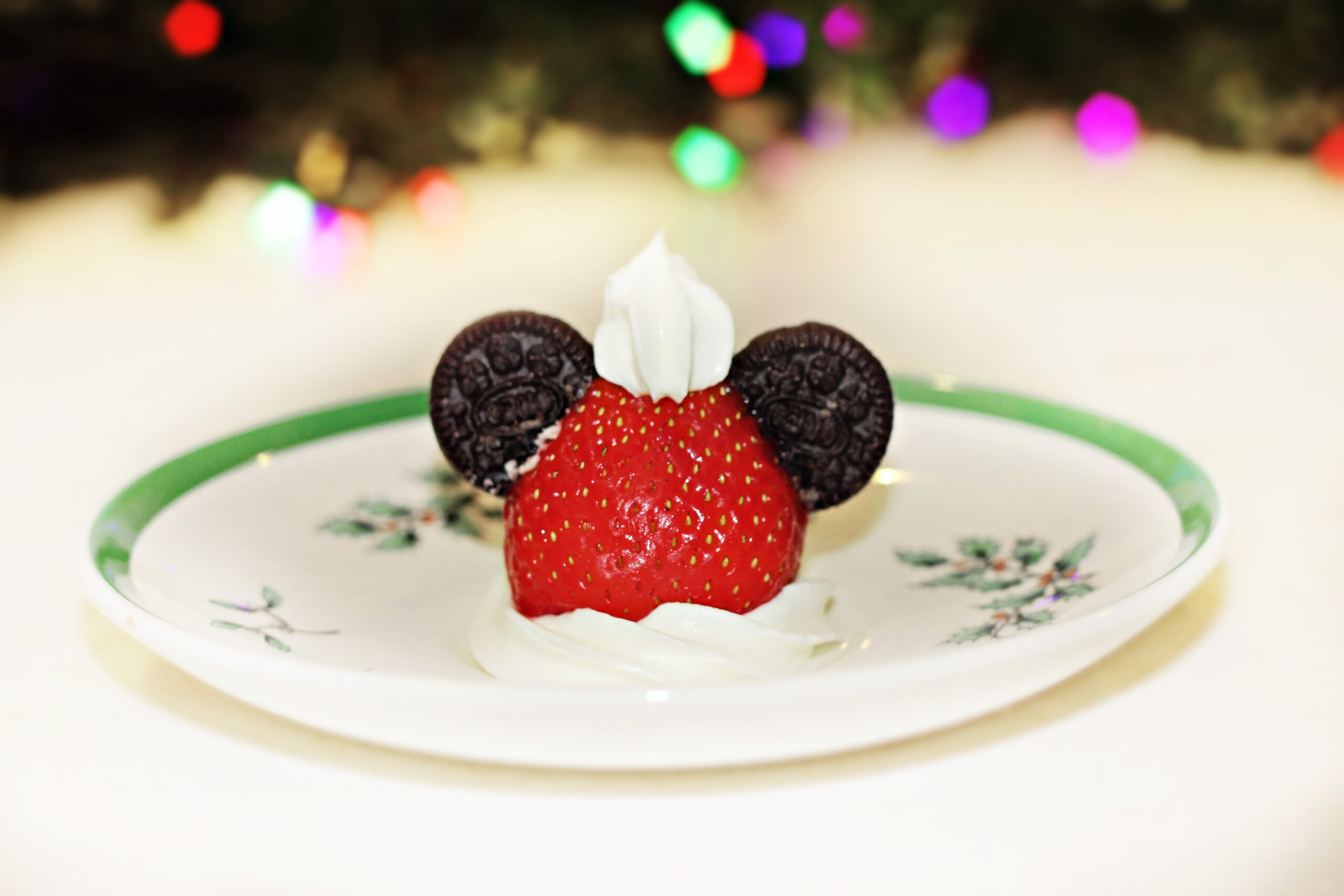 Strawberry Santa Mickey Mouse