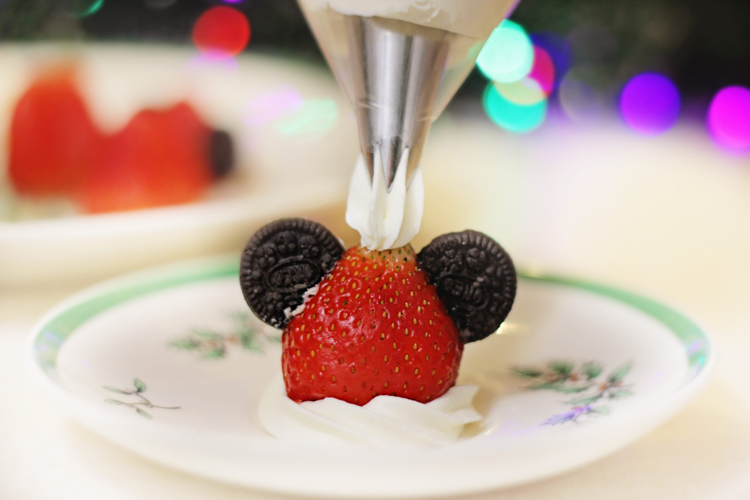 Strawberry Santa Hat Mickey 