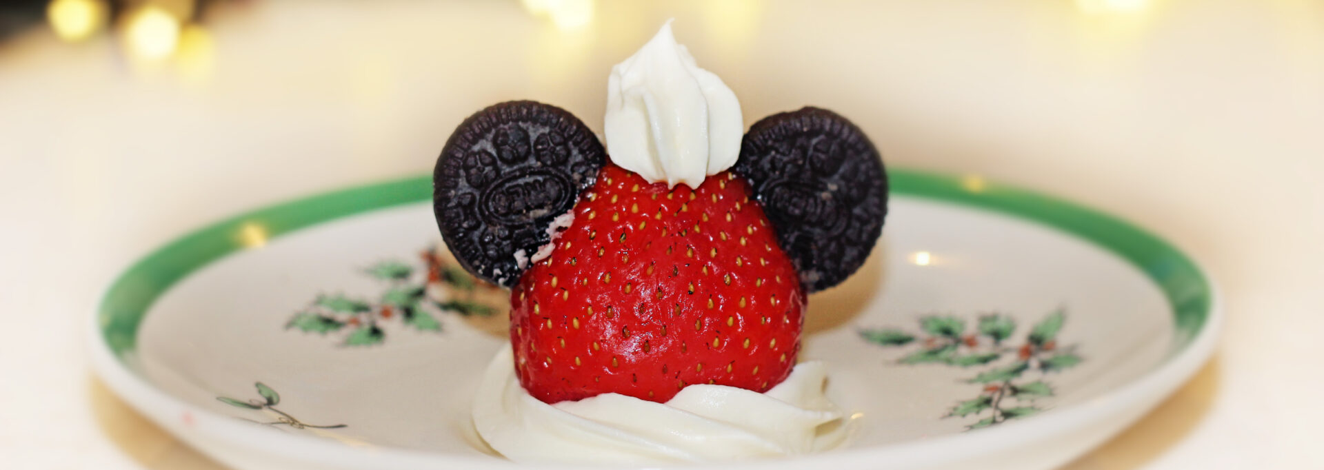 Strawberry Santa Mickey Mouse