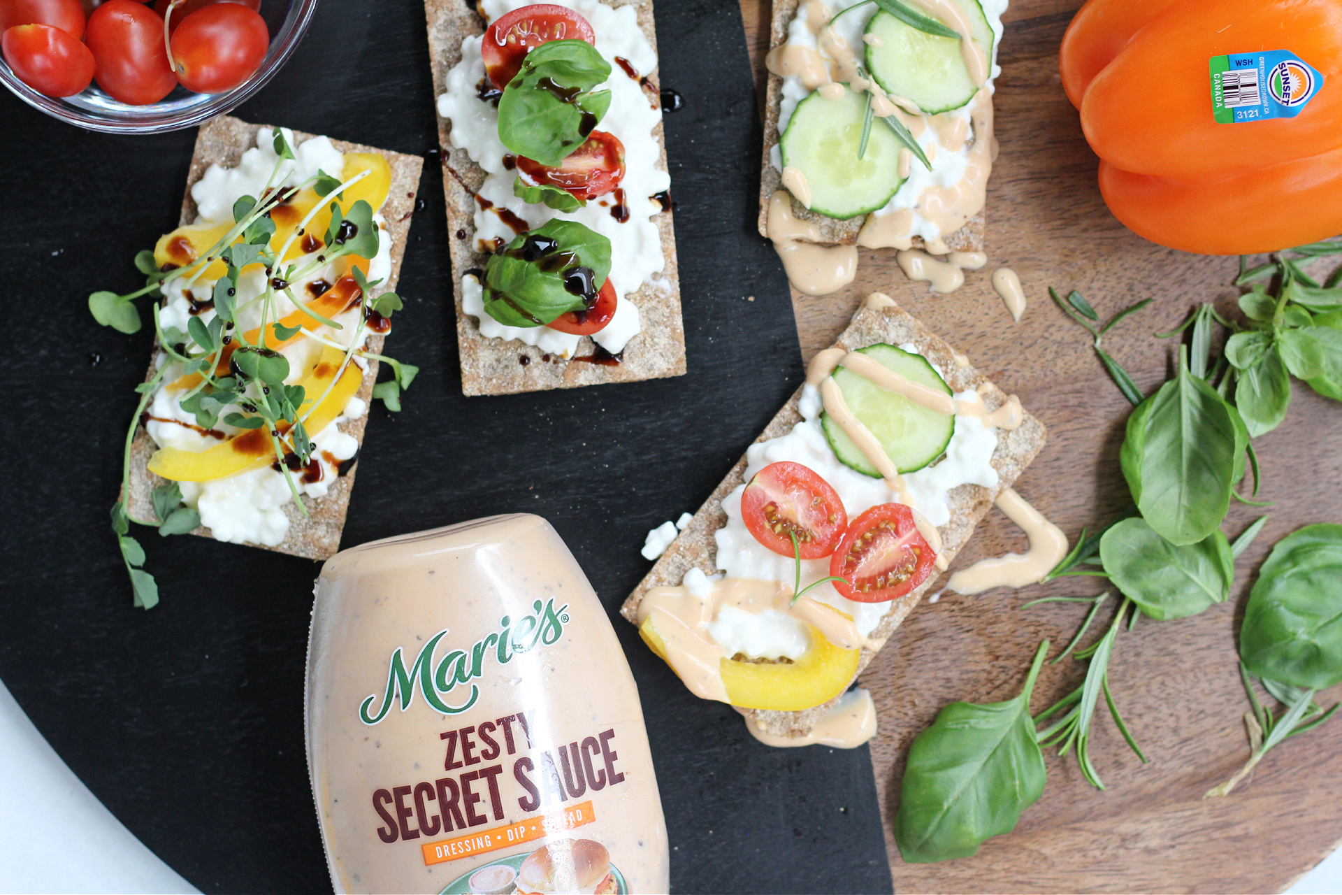 Savory Cottage Cheese Toast 