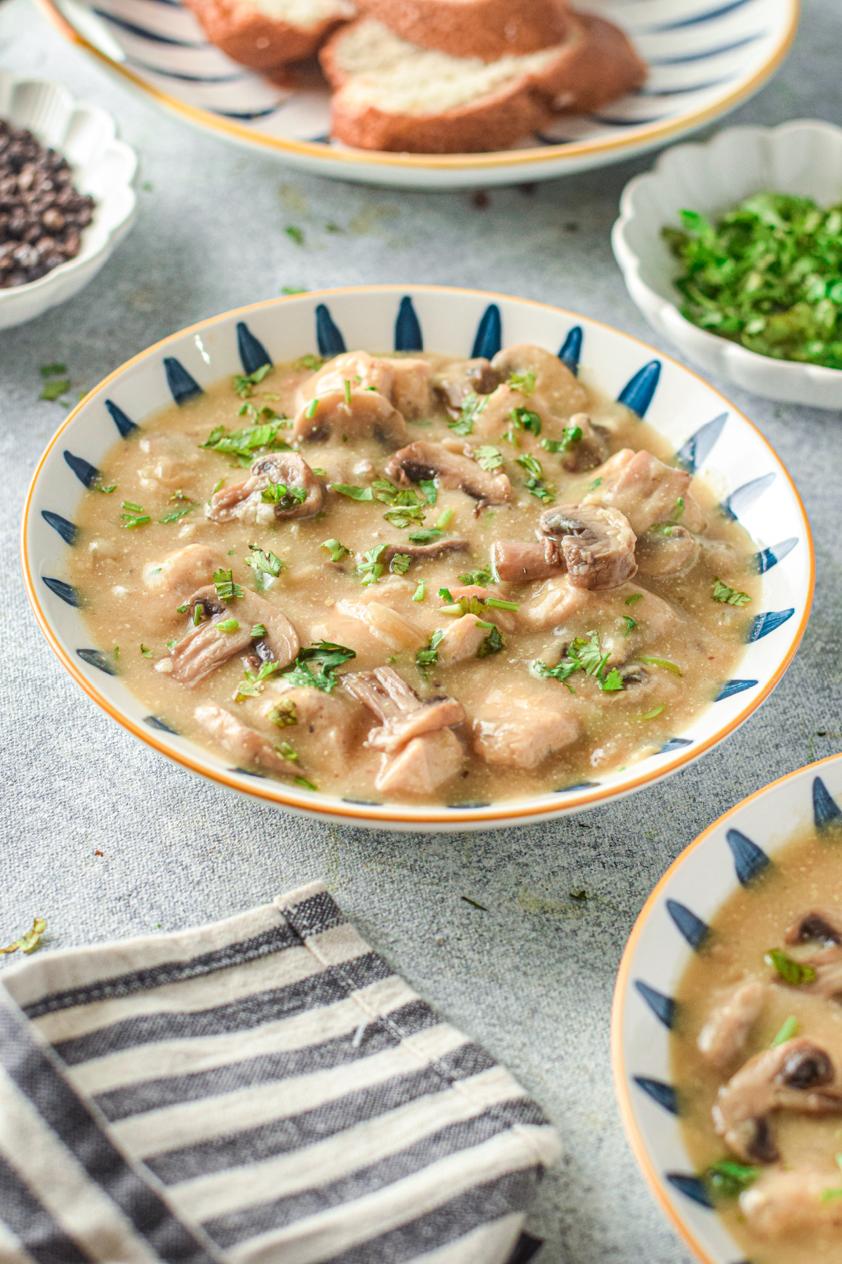 Slow Cooker Chicken Stroganoff