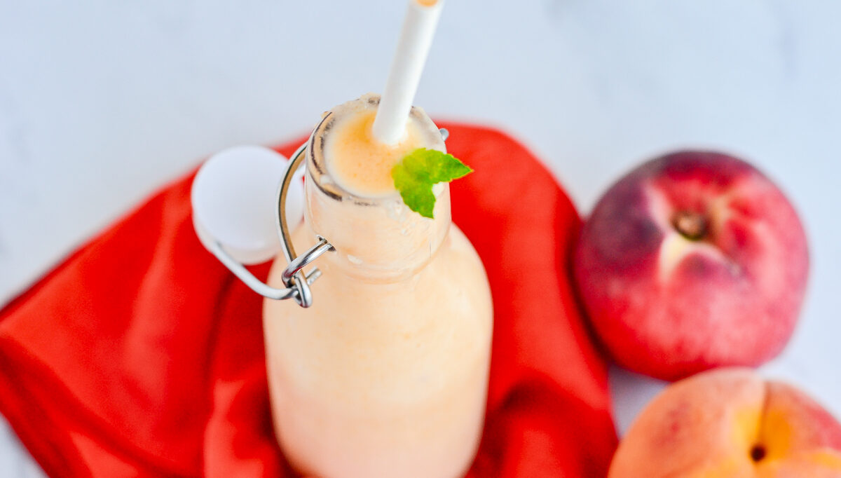 Peach Cucumber Smoothie