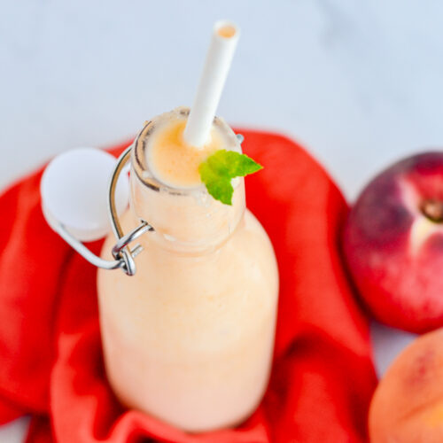 Peach Cucumber Smoothie