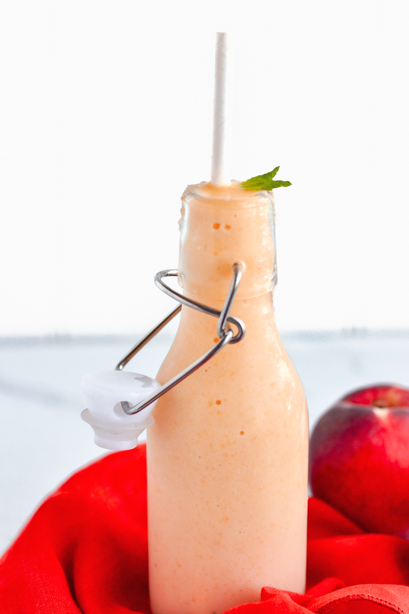 Peach Cucumber Banana Smoothie