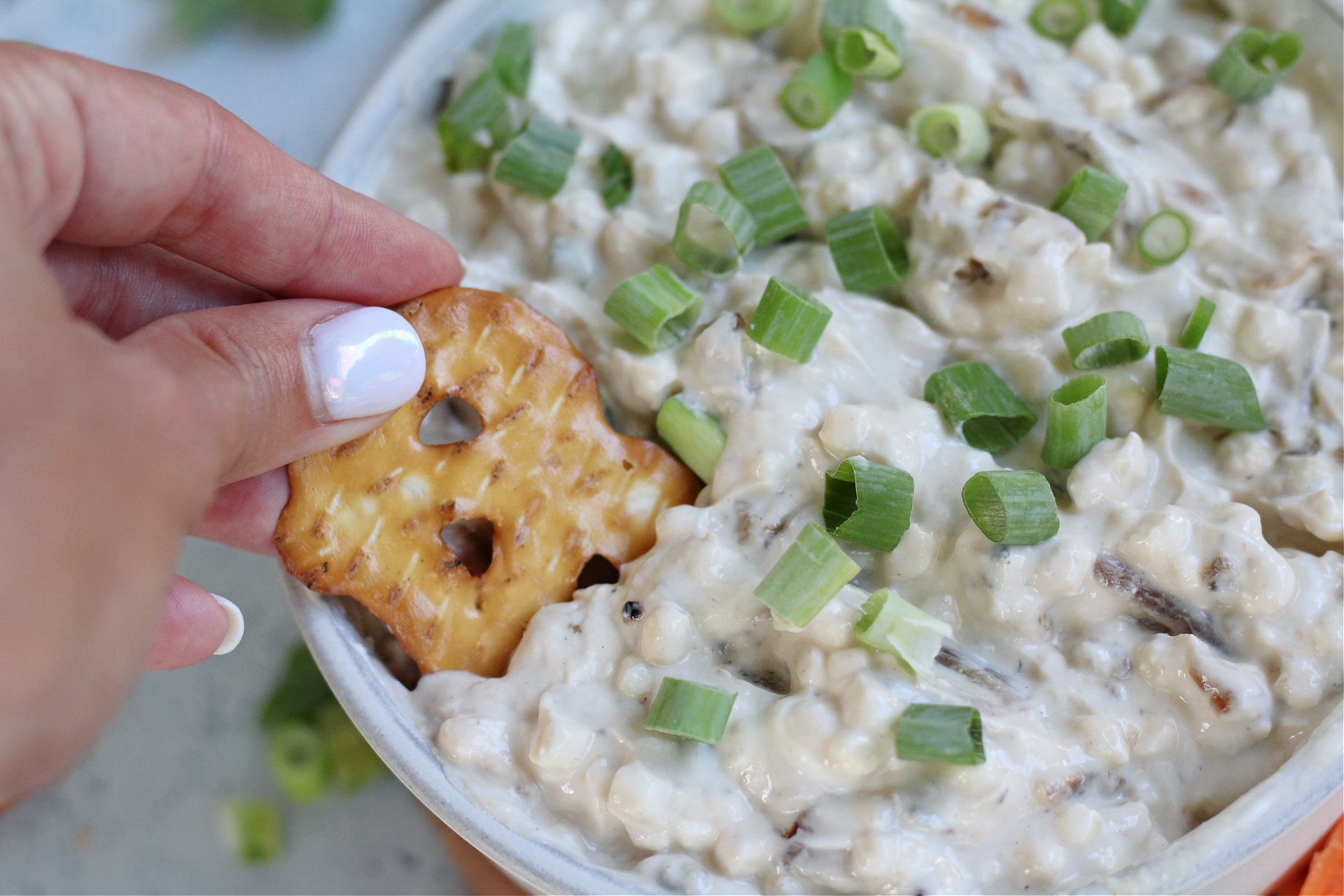 How to make Caramelized Onion Dip made with cottage cheese