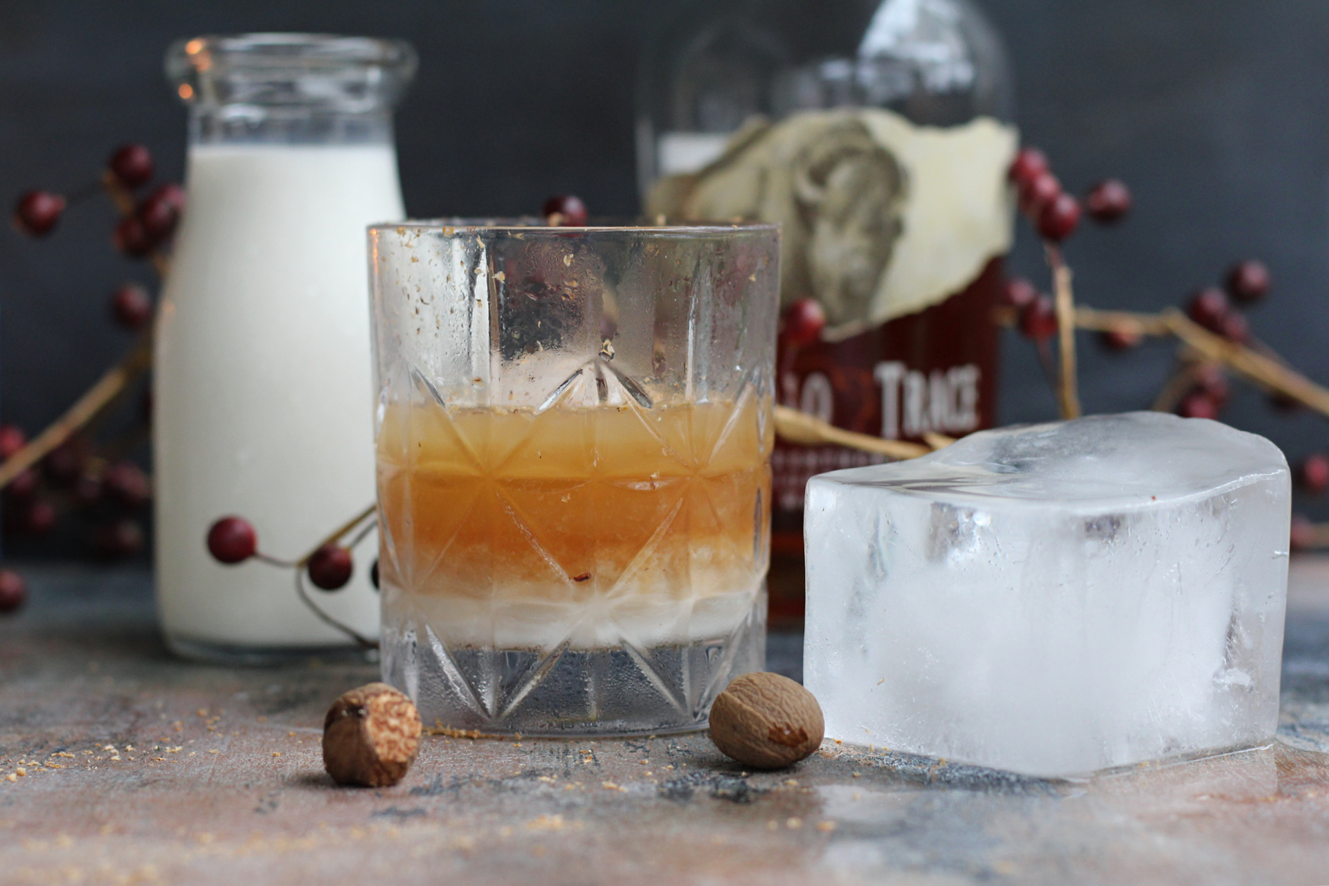 how to make bourbon milk punch