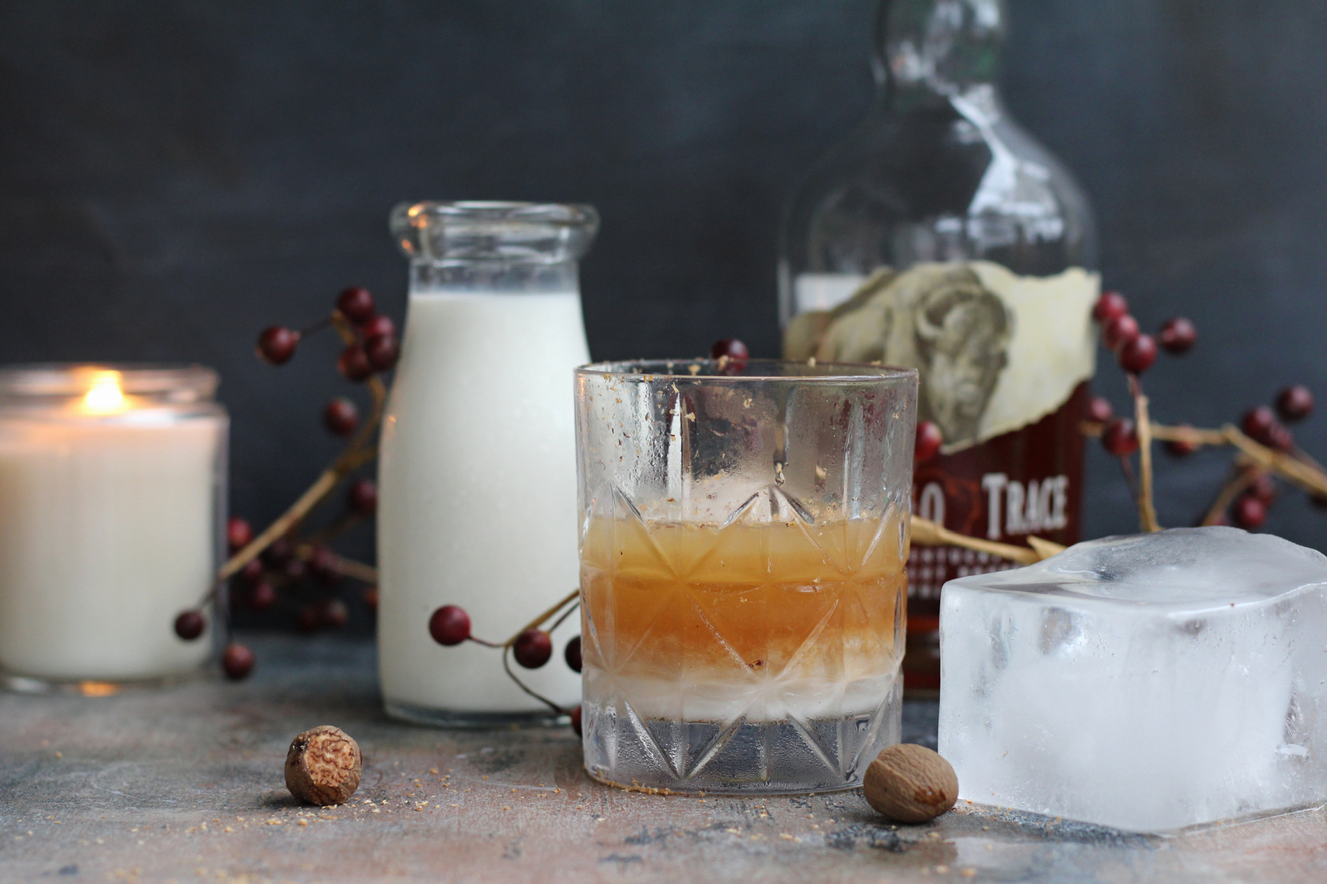 bourbon milk punch