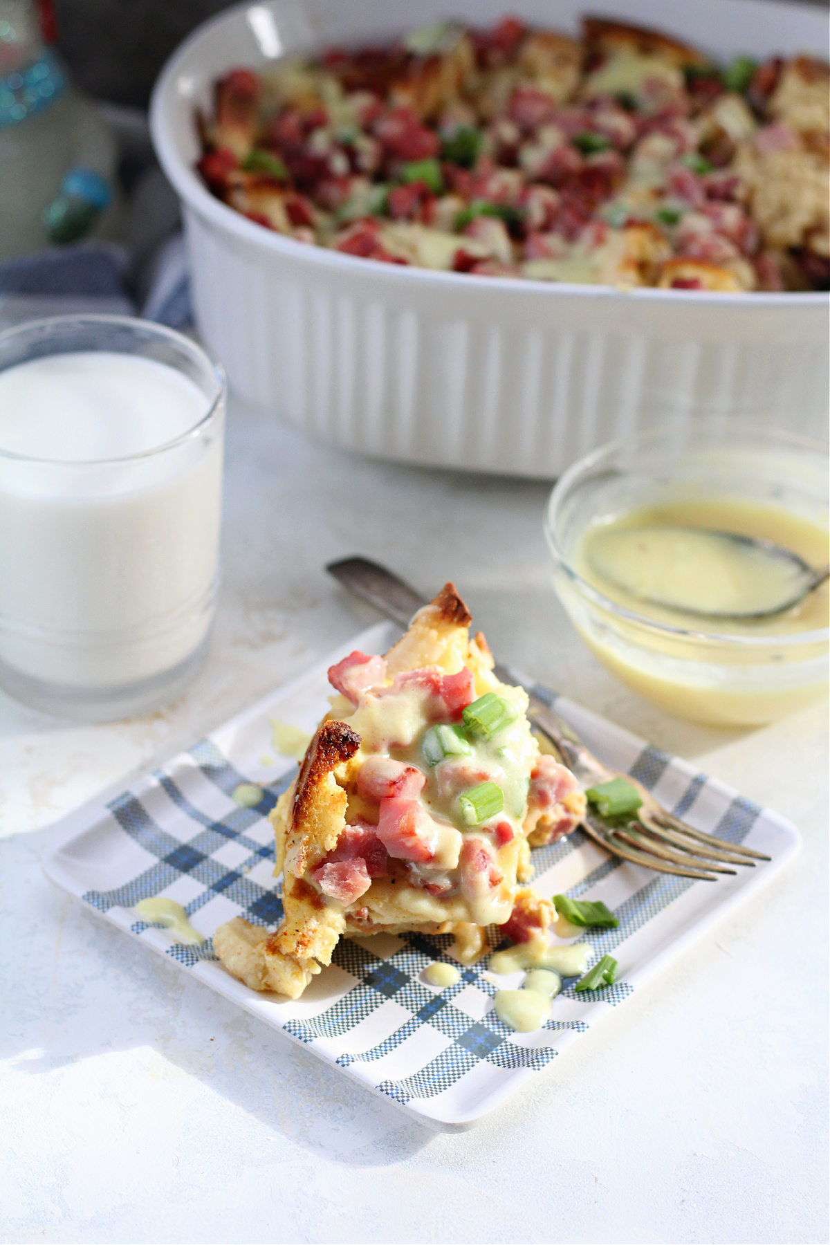 How to make eggs benedict casserole