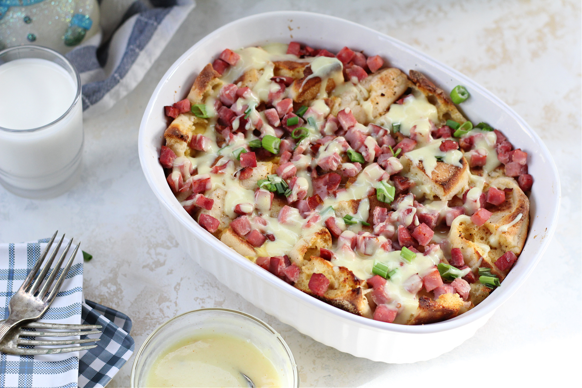 Easy Eggs Benedict Casserole