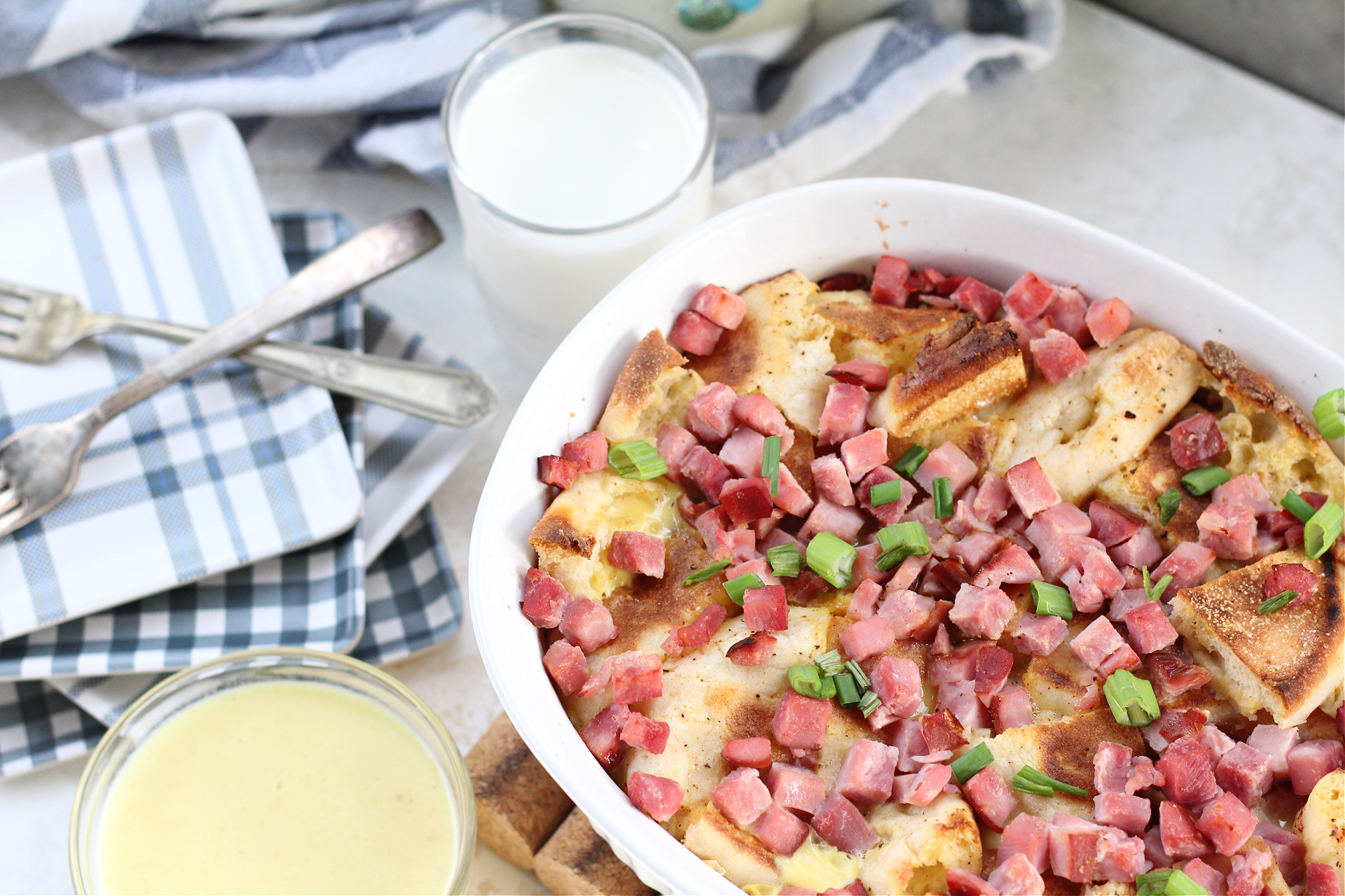 Overnight Eggs Benedict Casserole