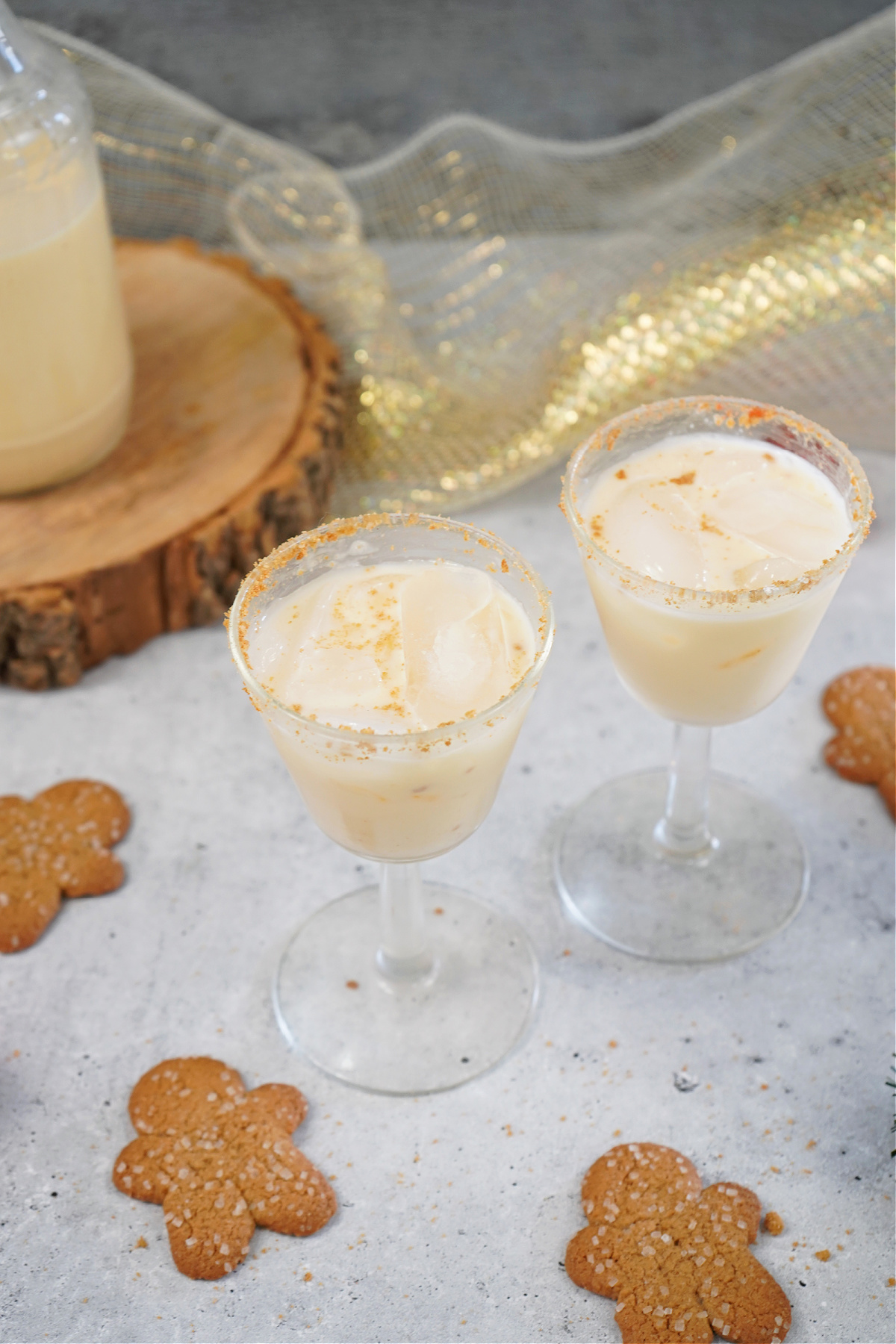 Best Gingerbread Bourbon Eggnog Cocktail