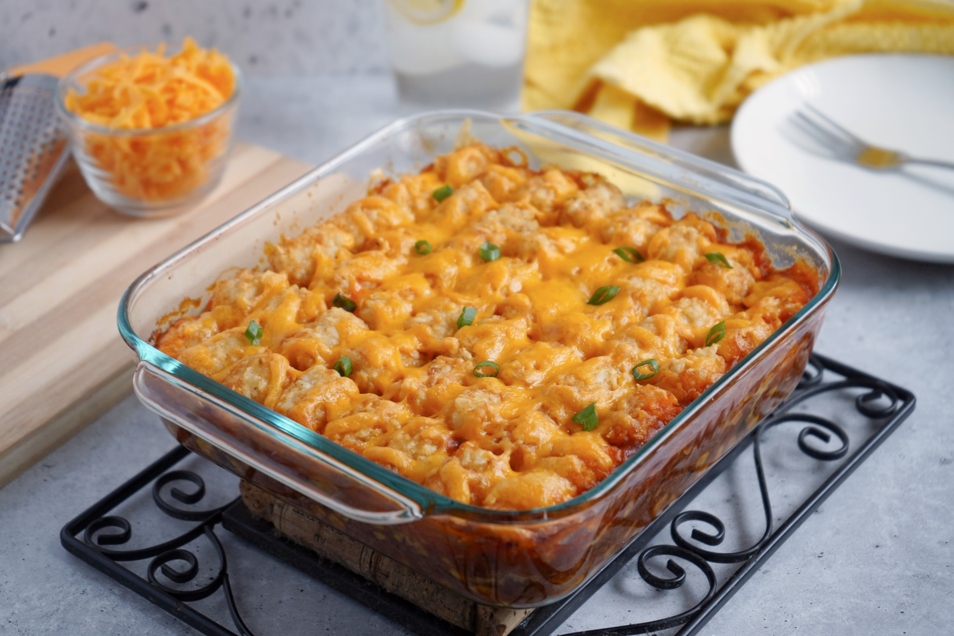 Tater tot casserole Tater tot casserole