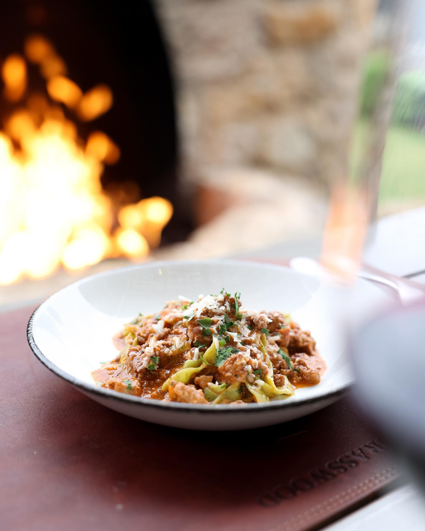 Pasta at Brasswood Bar and Kitchen Napa