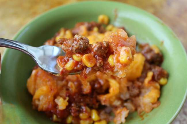 Delicious Manwich Tater Tot Casserole Manwich Tater Tot Casserole
