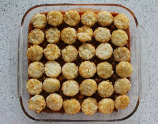 Manwich Tater Tot Casserole