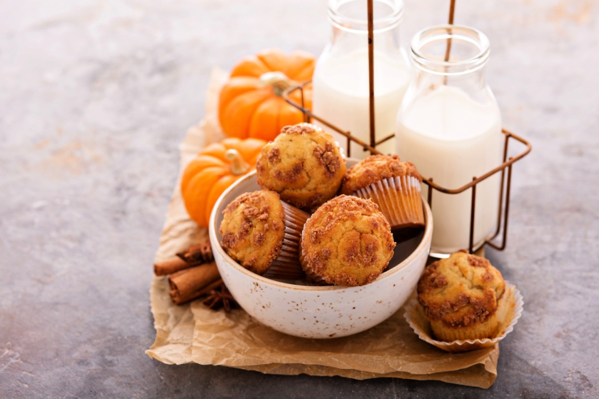 Recipes kids can make Pumpkin Muffins