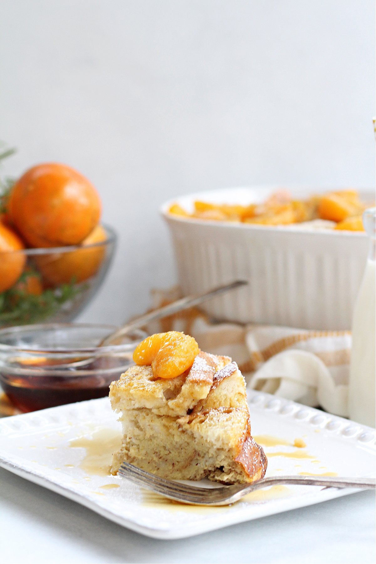 Easy Tangerine French Toast Casserole