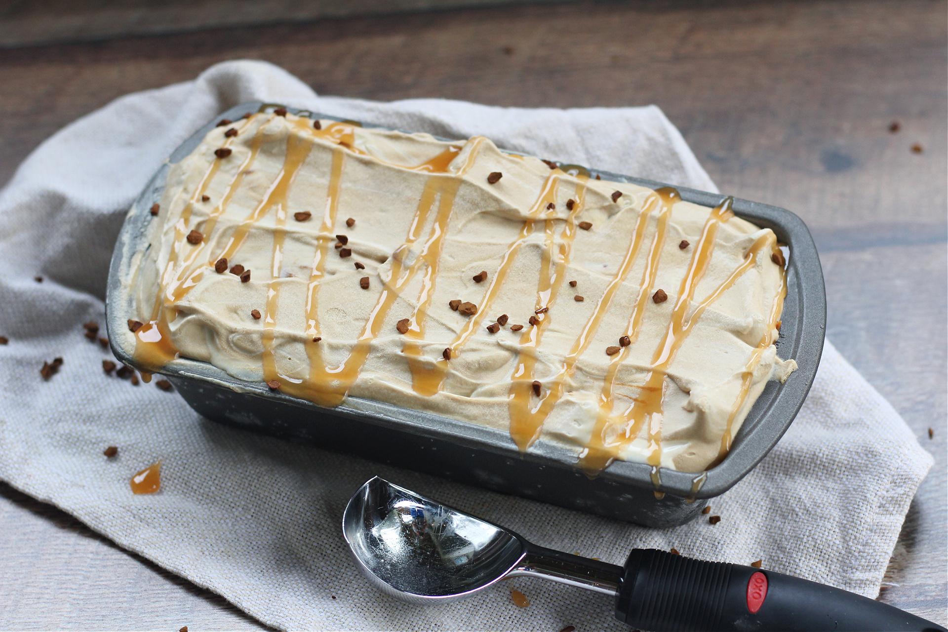 no churn coffee dulce de leche ice cream