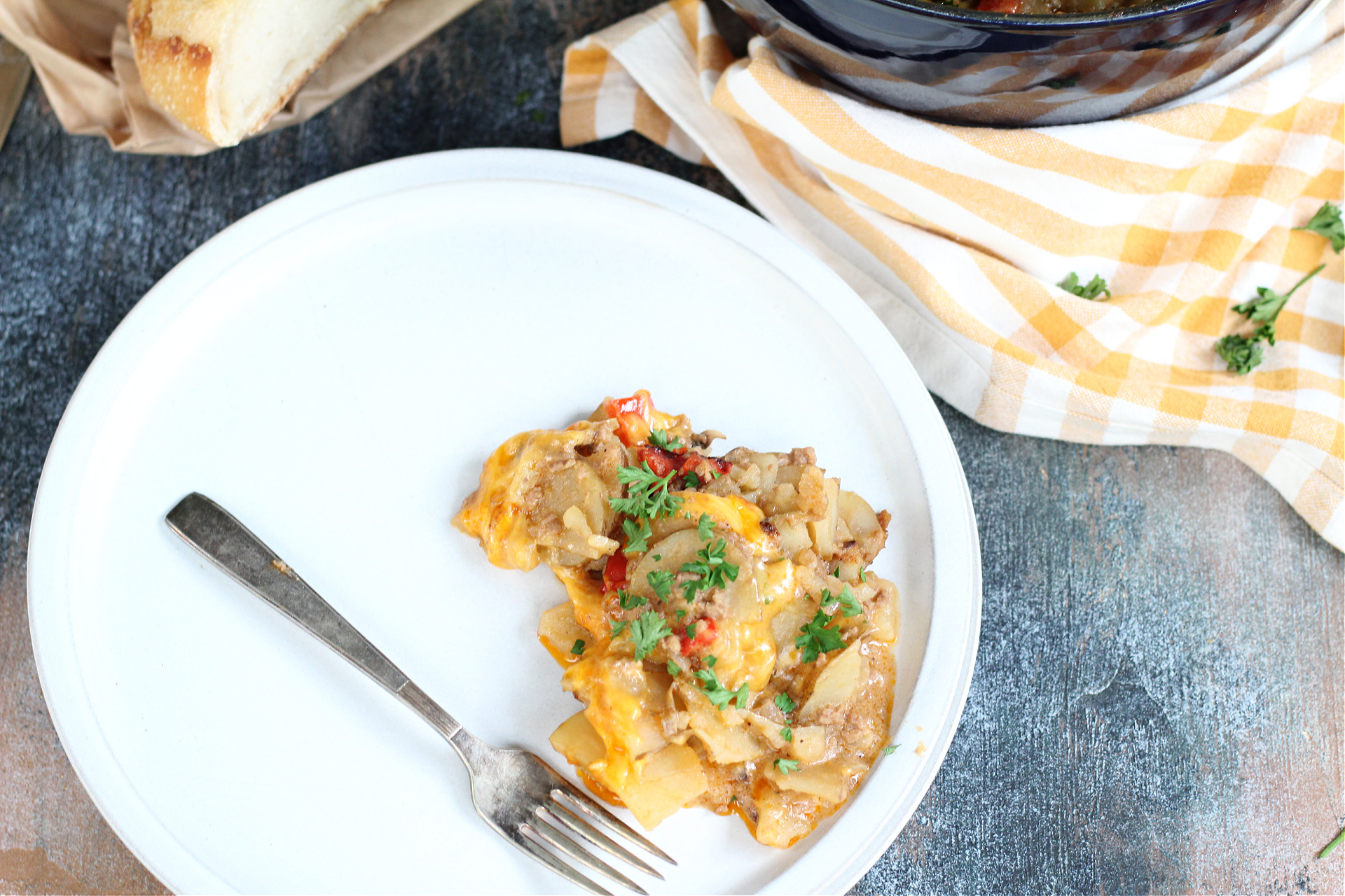 One Pot Beef and Potatoes