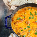 Cheesy One Pot Beef and Potatoes