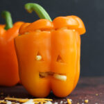 Jack O Lantern Mac N Cheese