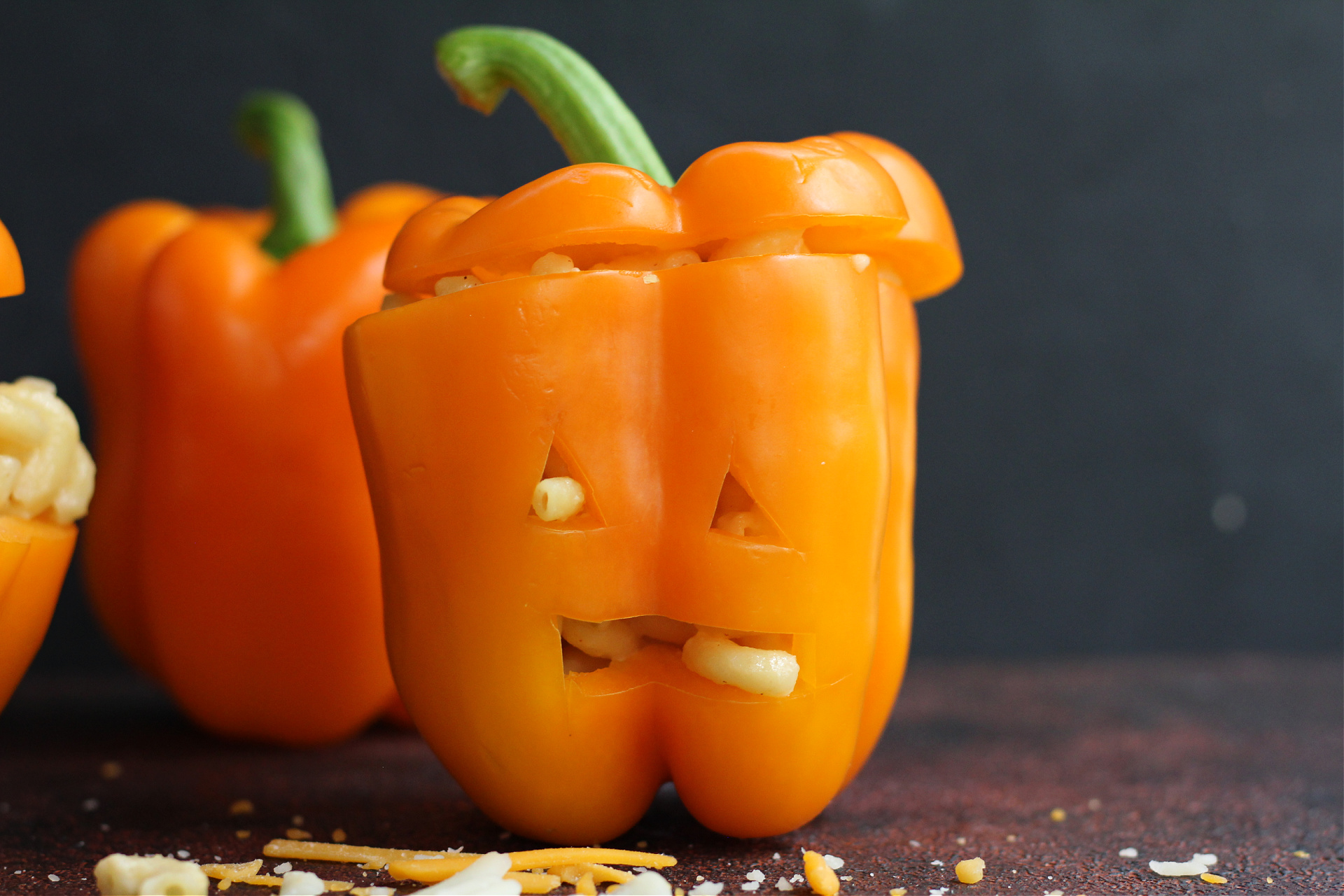 Jack O Lantern Mac N Cheese