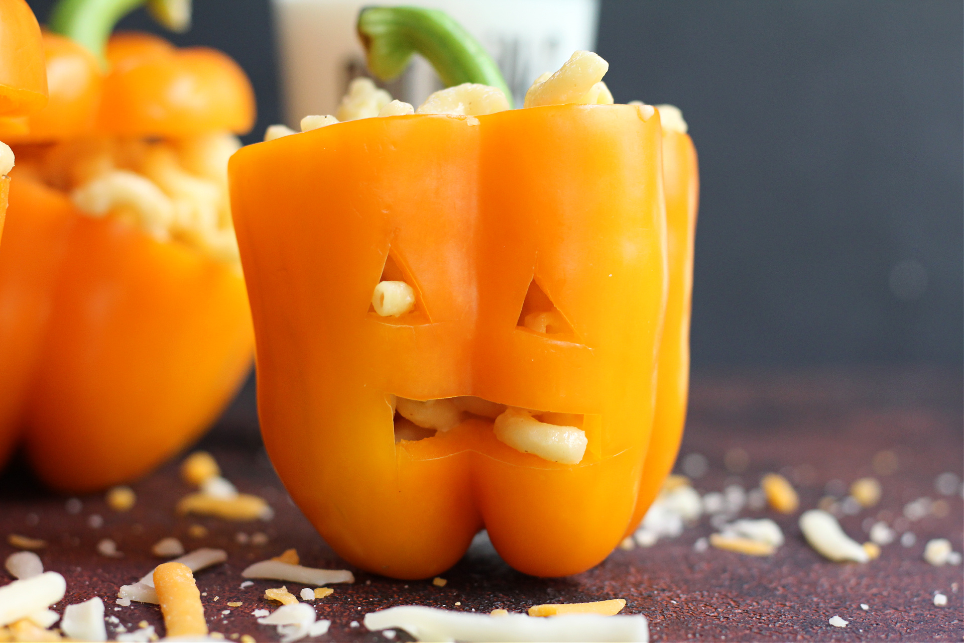 Jack O Lantern Mac and Cheese