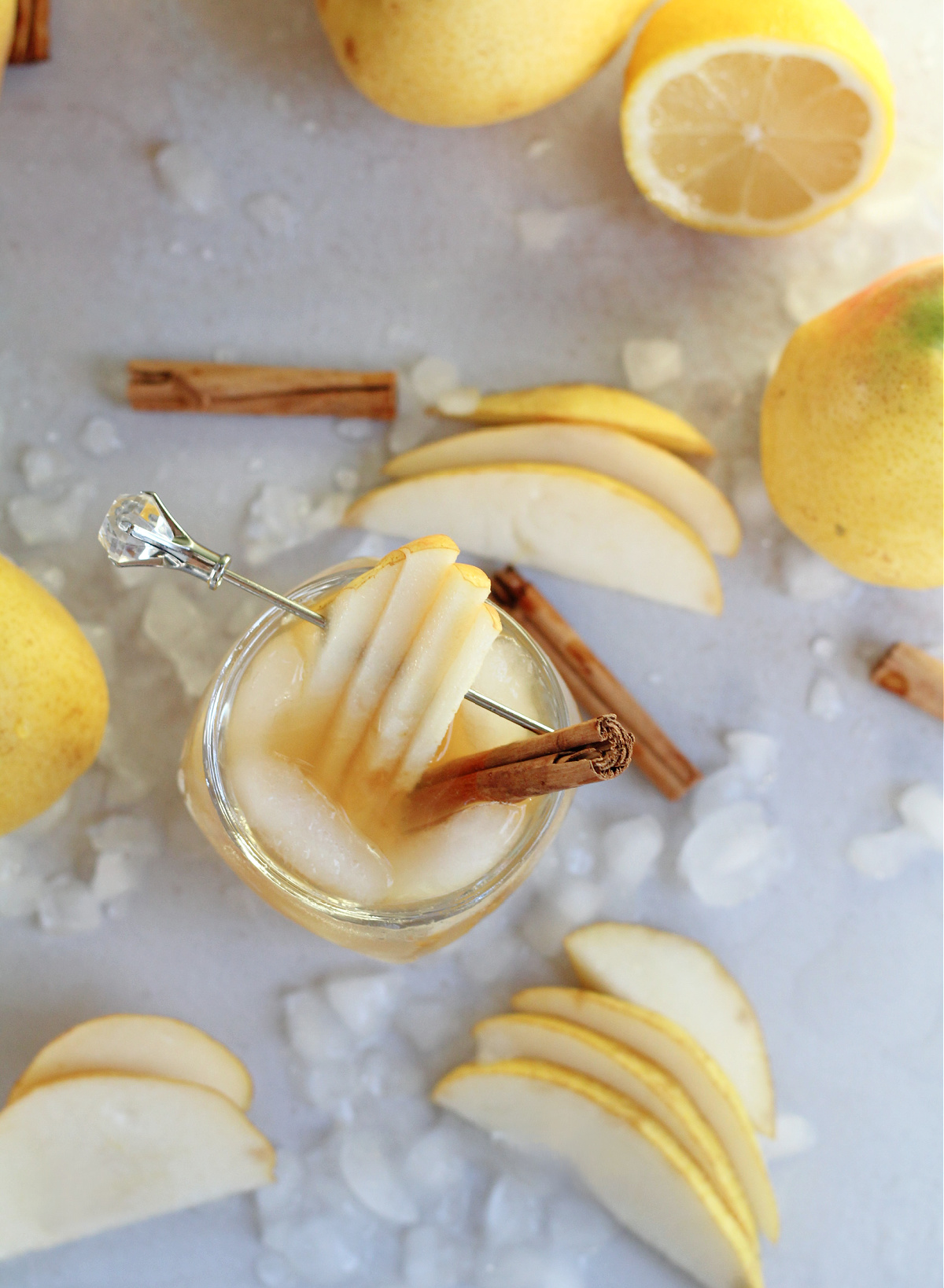 Pear Bourbon Cocktail Pear Bourbon Cocktail
