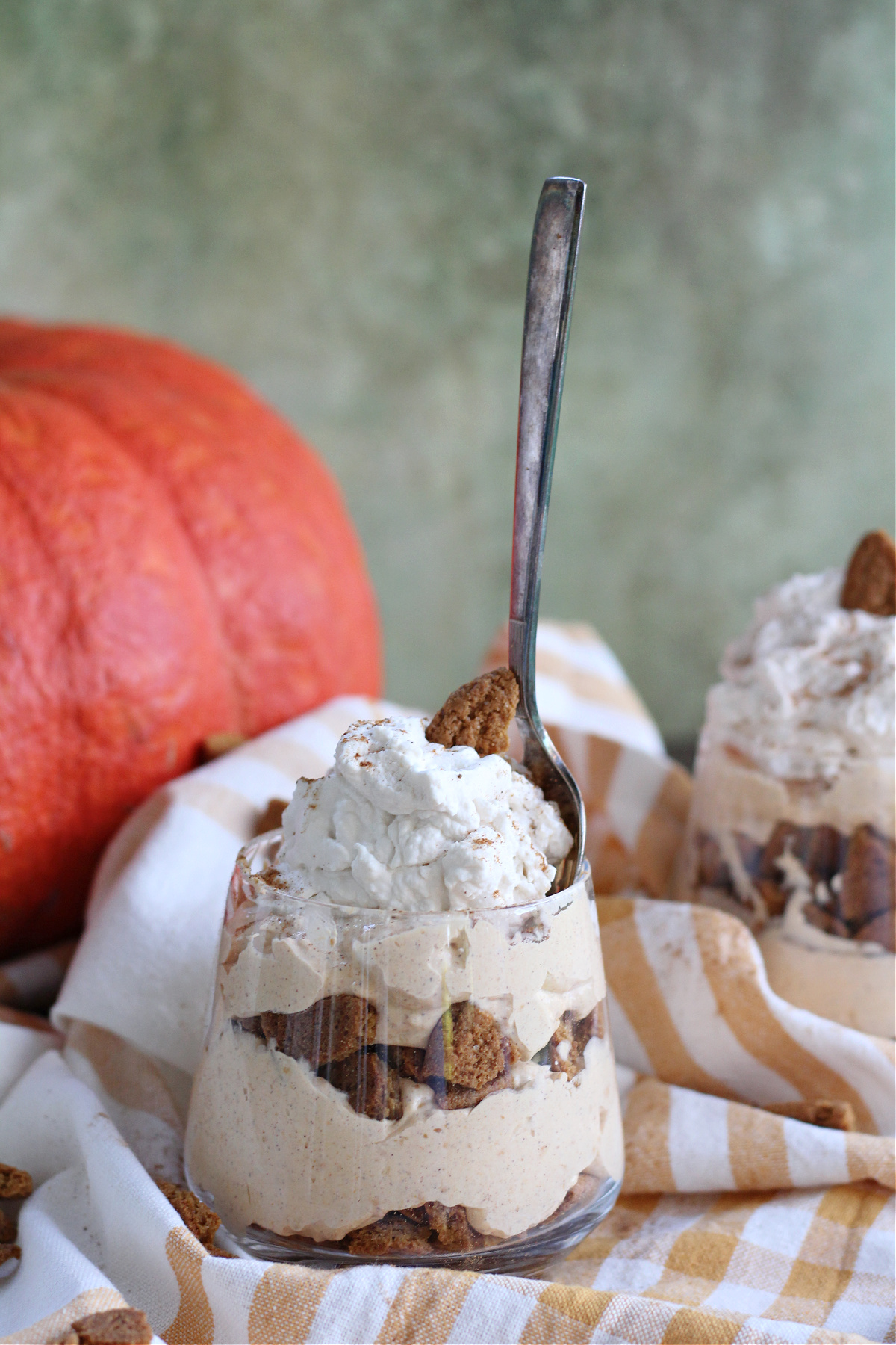 Homemade Pumpkin Mousse with Gingersnaps