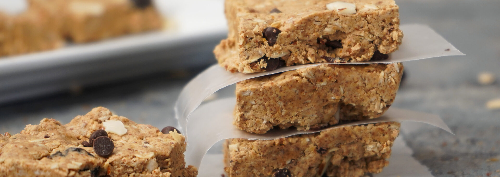 No Bake Chocolate Cherry Protein Bars