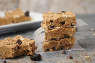 No Bake Chocolate Cherry Protein Bars