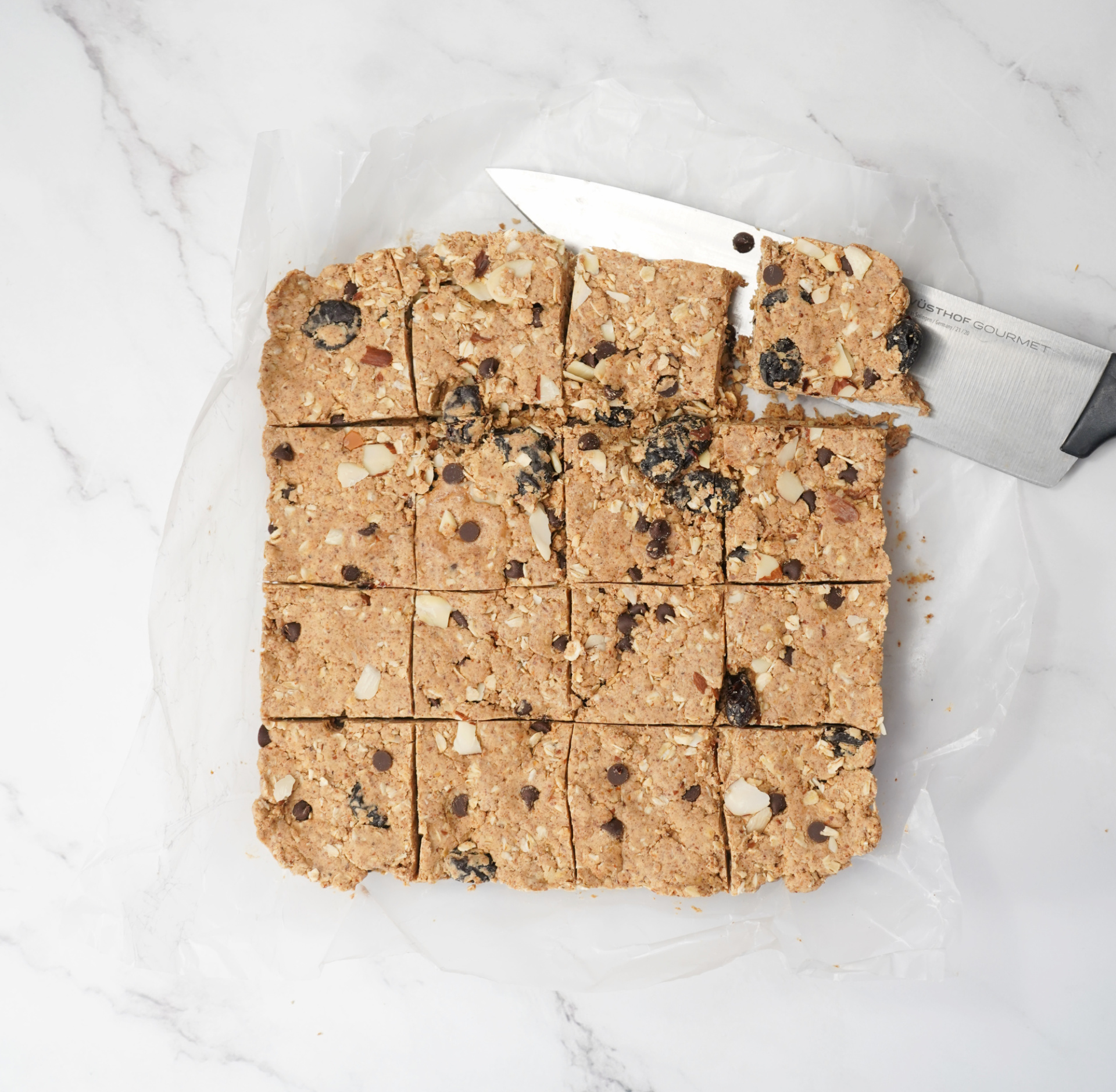 Homemade Chocolate Cherry Protein Bars