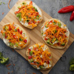 Veggie Naan Pizza