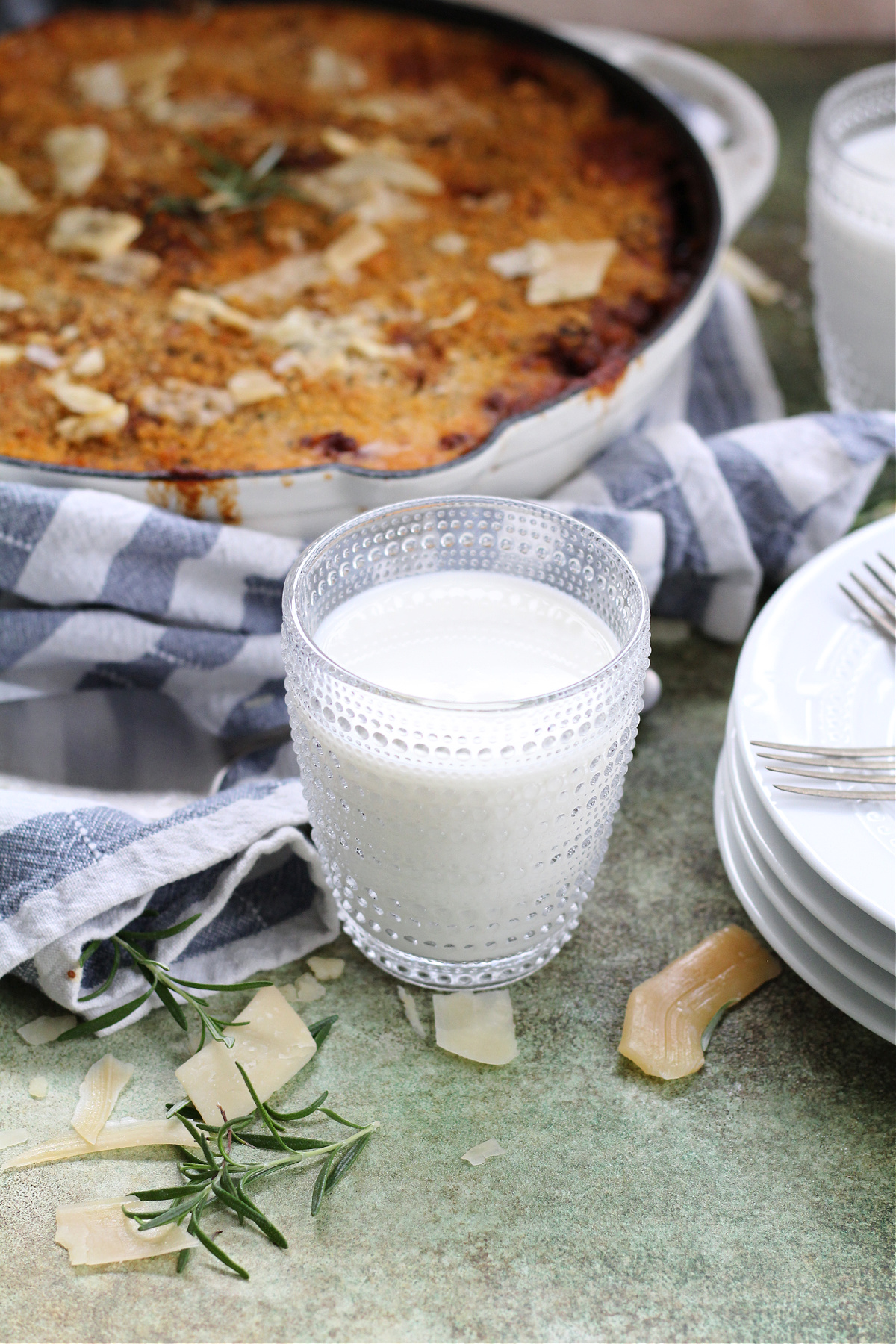 Tasty eggplant lasagna 
