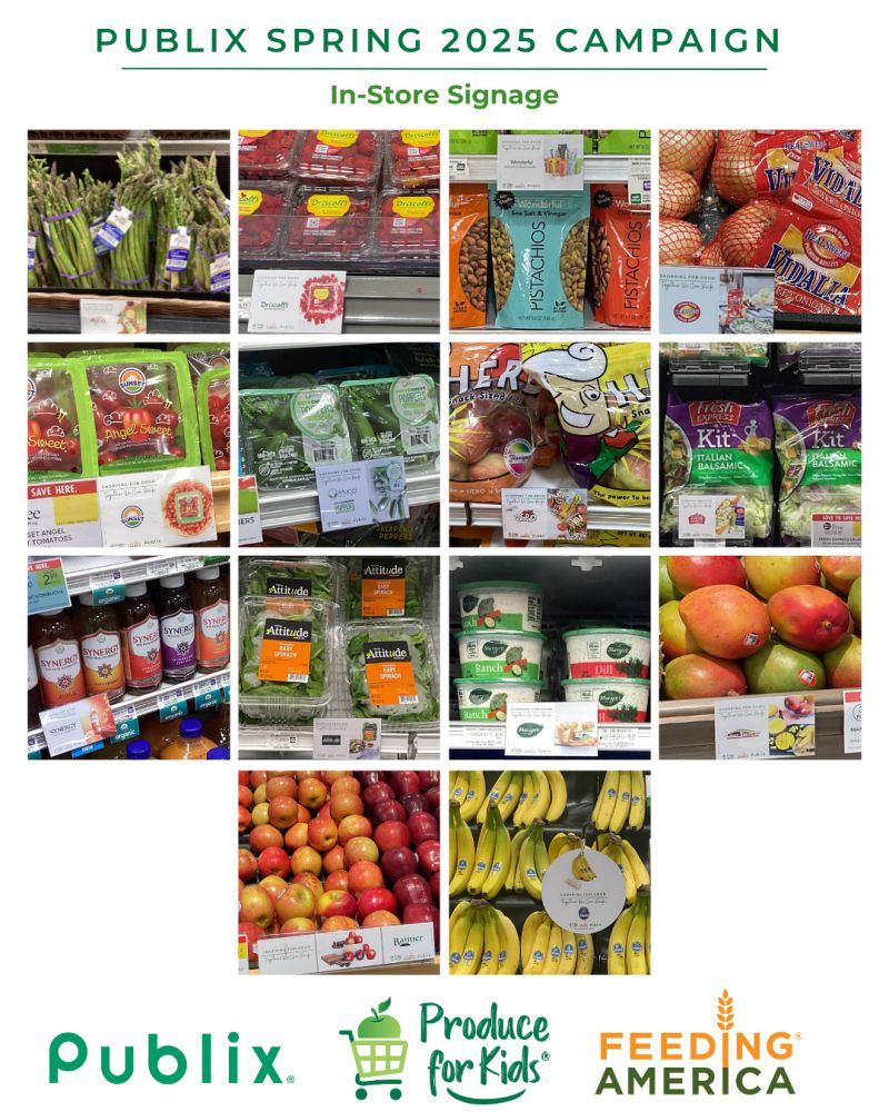 Produce For Kids Campaign at Publix
