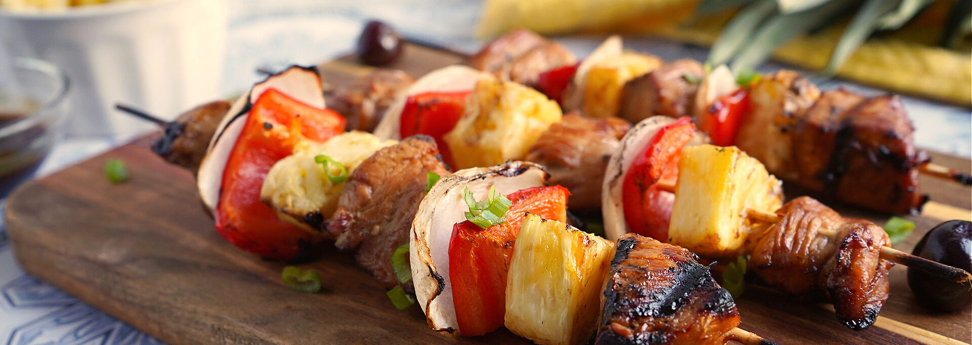 grilled chicken skewers