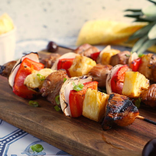 grilled chicken skewers