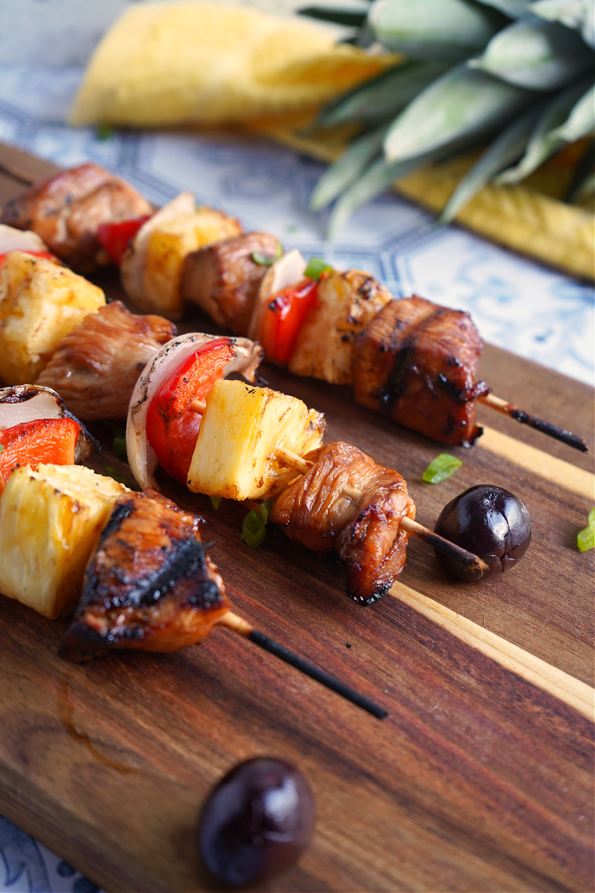 easy grilled chicken skewers
