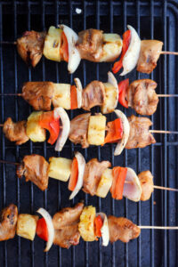 grilled chicken skewers