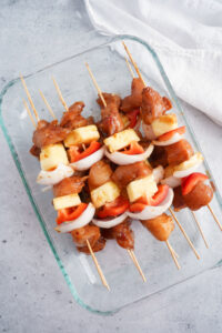 grilled chicken skewers